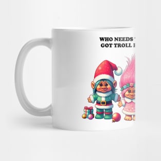 Merry Troll Christmas Mug